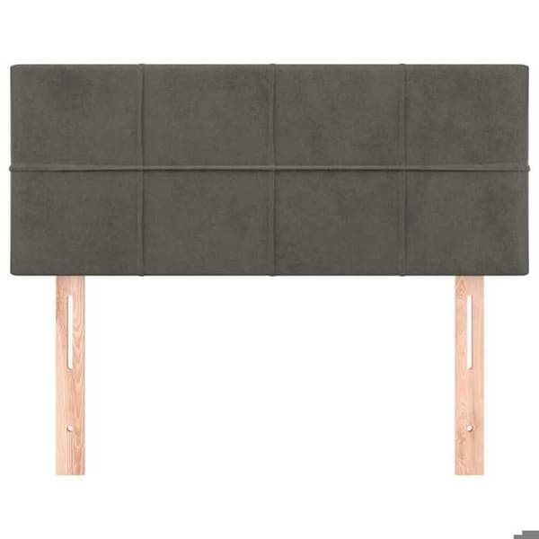 Maison Exclusive - Mörkgrå sänggavel 80x5x78/88 cm Sammet