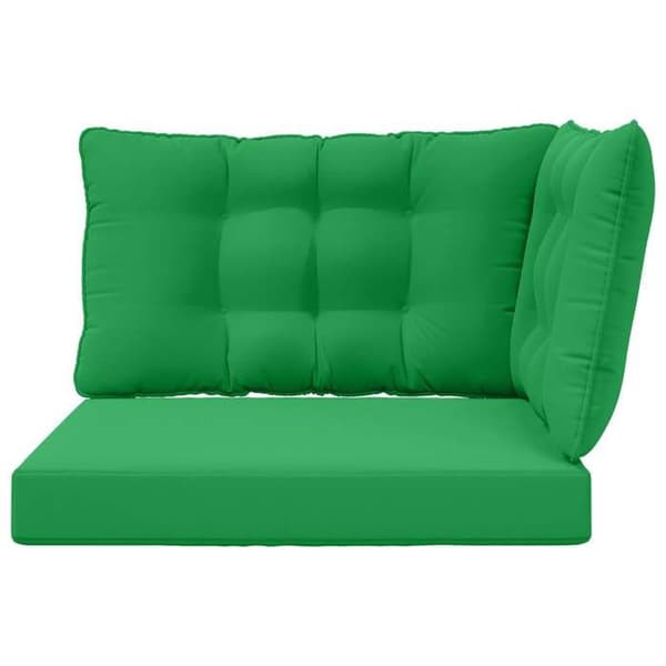 Trädgårdskudde - EXKLUSIV HEM - 68,5x68,5 cm - Polyester - Avtagbart blixtlåsöverdrag - Skumfyllning Grön