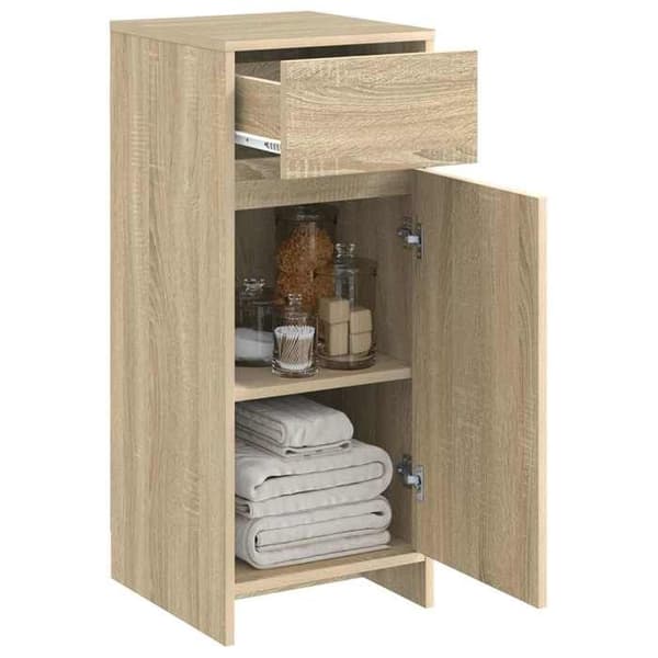 Maison Exclusive - Badeværelsesskab Eg Sonoma 35 x 36,5 x 85 cm