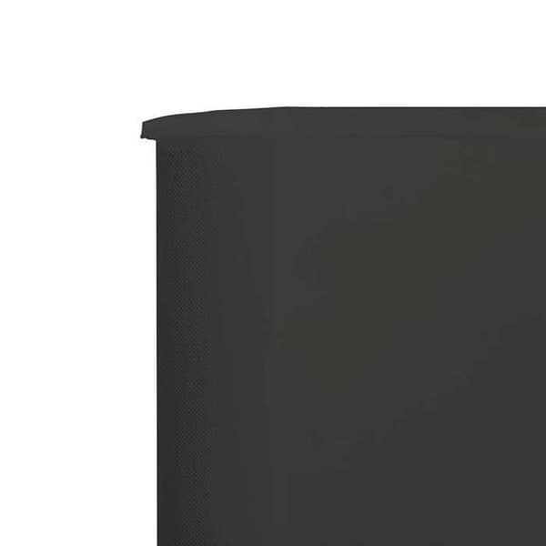Maison Exclusive - Skärm 9 paneler Tyg 1200 x 80 cm Antracit