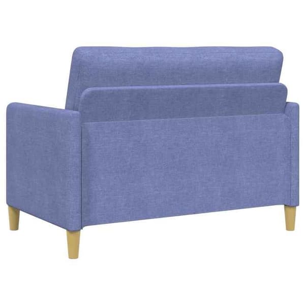 Maison Exclusive - Soffa med förvaring 2 st Blå denim Polyester