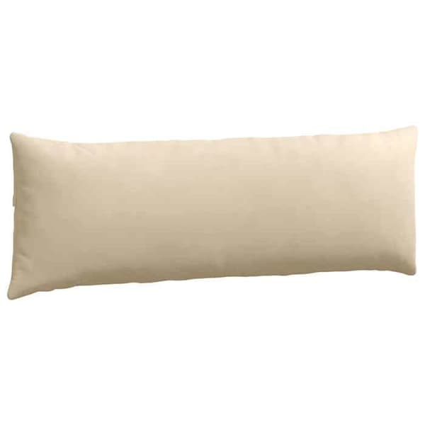 Maison Exclusive - Soffkuddar 2 st tyg Kräm 120 x 40 cm Grädde