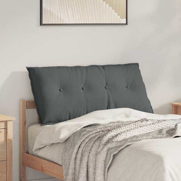 Maison Exclusive - Mørkegrå rygpude 100 x 19 x 50 cm stof