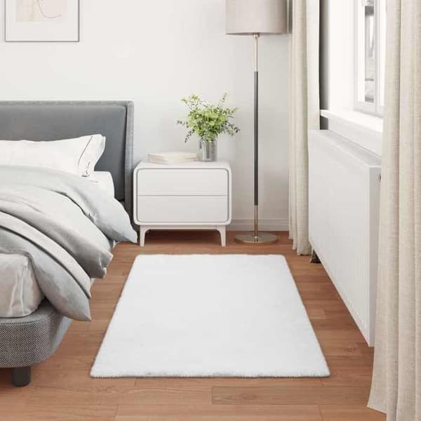 Maison Exclusive - Antiskrid tæppe i kunstpels OLITE Hvid 60 x 110 cm Vit
