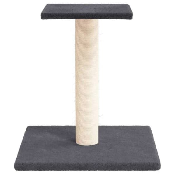Maison Exclusive - Kattträd med plattform mörkgrå 38 cm mörkgrå