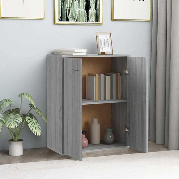 Maison Exclusive - Buffet Sonoma grå 60x30x75 cm Ingenjörsträ