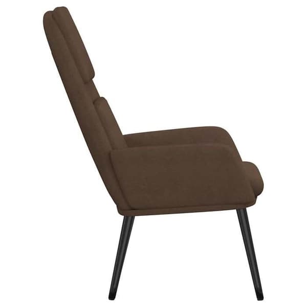 Maison Exclusive - Brun stof afslapningsstol