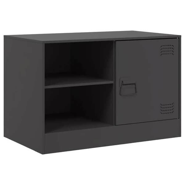 Maison Exclusive - TV-møbler 2 stk sort 67x39x44 cm stål Svart