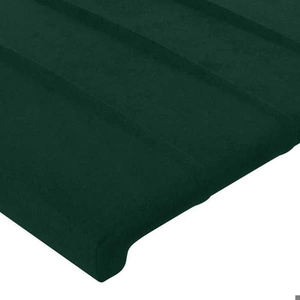 Maison Exclusive - Mörkgrön sänggavel 90x5x78/88 cm Sammet