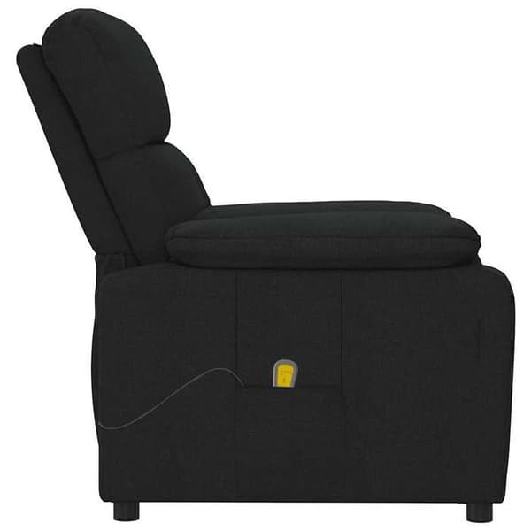 Maison Exclusive - Sort stof massage stol Svart