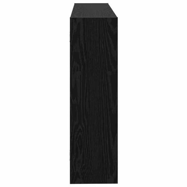 Maison Exclusive - Væghylde Montering væg Sort eg 95 x 20 x 69,5 cm