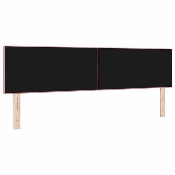 Maison Exclusive - Ruusupäällysteinen sänkytausta 180 cm Sametti Ros