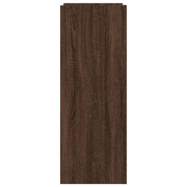 Maison Exclusive - Skoskab i brunt egetræ 52x37,5x100 cm Brun ek