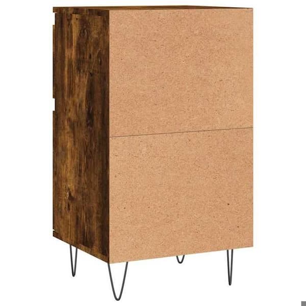 Maison Exclusive - Buffé i rökig ek 40x35x70 cm ingenjörsträ