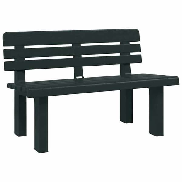 Maison Exclusive - Vihreä puutarhapenkki 110x52x71 cm polypropeeni