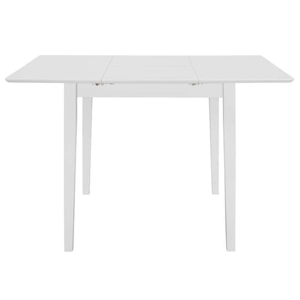 Maison Exclusive - Utökningsbart matbord Vit (80-120)x80x74 cm MDF Vit