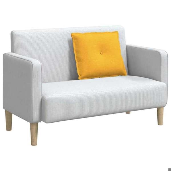Maison Exclusive - Vaaleankeltainen selkätyyny 60 x 50 x 19 cm Ljus gul