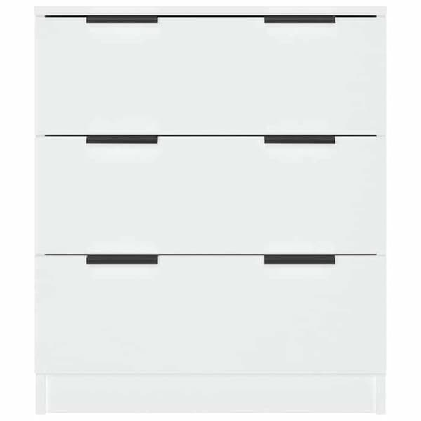 Maison Exclusive - Buffé Vit 60x30x70 cm Ingenjörsträ