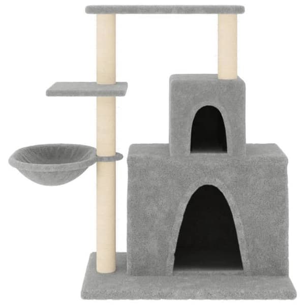 Maison Exclusive - Kattekradsetræ med sisal kløer Lys grå 83 cm ljusgrått