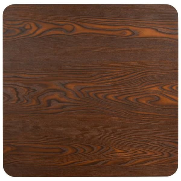 Maison Exclusive - Mörkbrun bistrobord 80x80 cm MDF