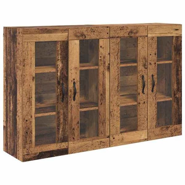 Maison Exclusive - Vægskabe 2 stk. Gammel træ 69,5 x 34 x 90 cm