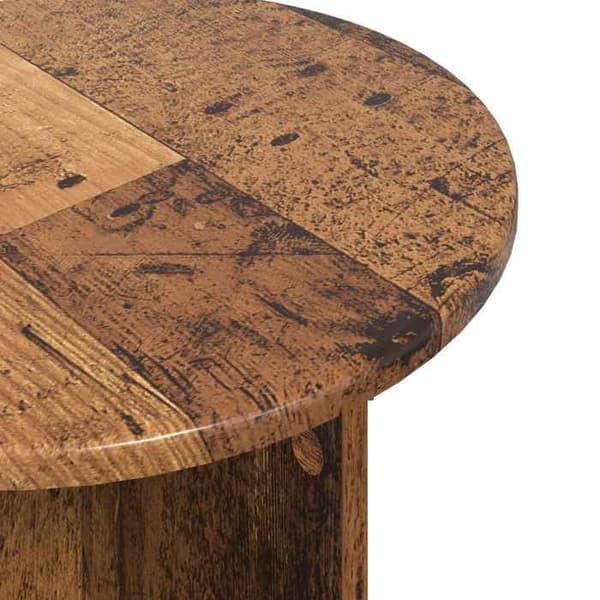 Maison Exclusive - Sæt af 2 sideborde i gammelt træ Ø 45 x 35 cm