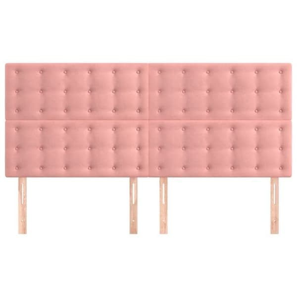 Maison Exclusive - Ruusupääty 180x5x118/128 cm Sametti Ros
