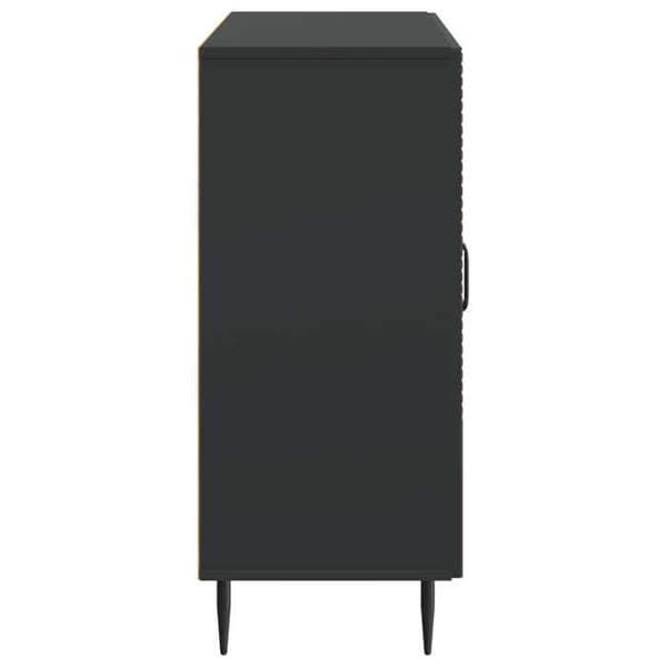Maison Exclusive - Buffet Sort 89 x 34,5 x 80 cm Ingeniørtræ