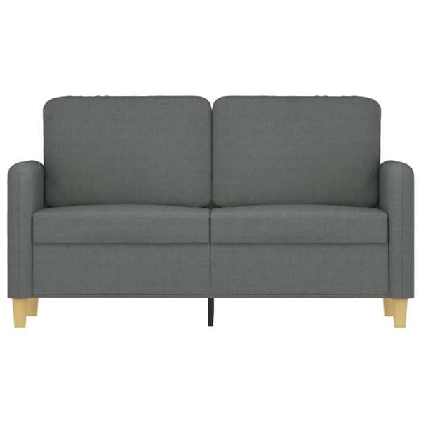 Maison Exclusive - Soffa 2-sits Grå mörk 120 cm Tyg