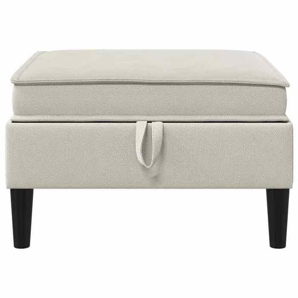 Maison Exclusive - Puff med Opbevaring Havre Velour