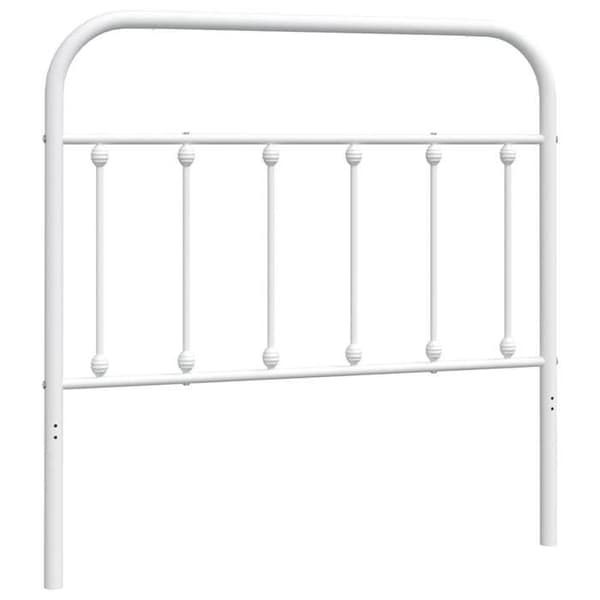 Maison Exclusive - Ersättningssänggavel i vit metall 100 cm