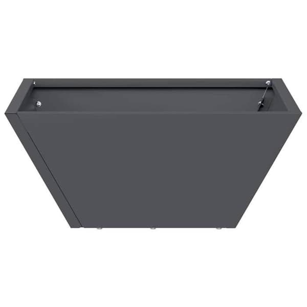 Maison Exclusive - Trädgårdskrukor 5 st Anthracite 35 x 35 x 15 cm