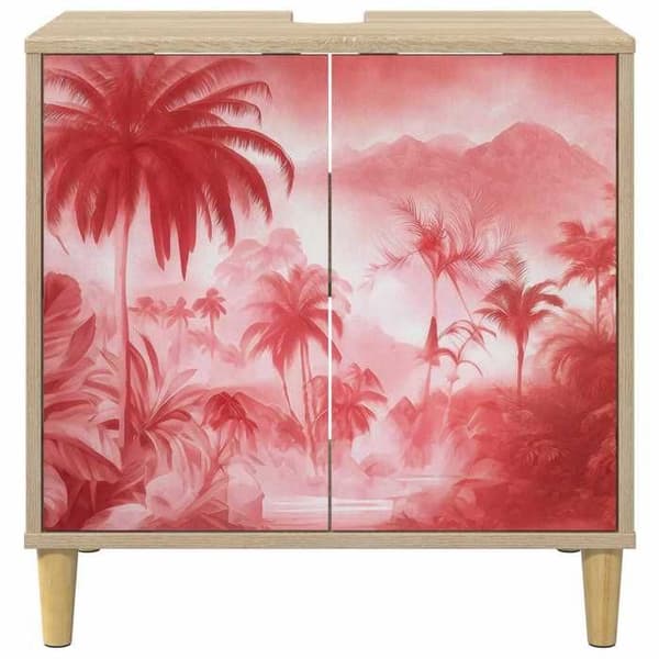 Maison Exclusive - Badrumsskåp AACHEN Sonoma 60 x 40 x 60 cm