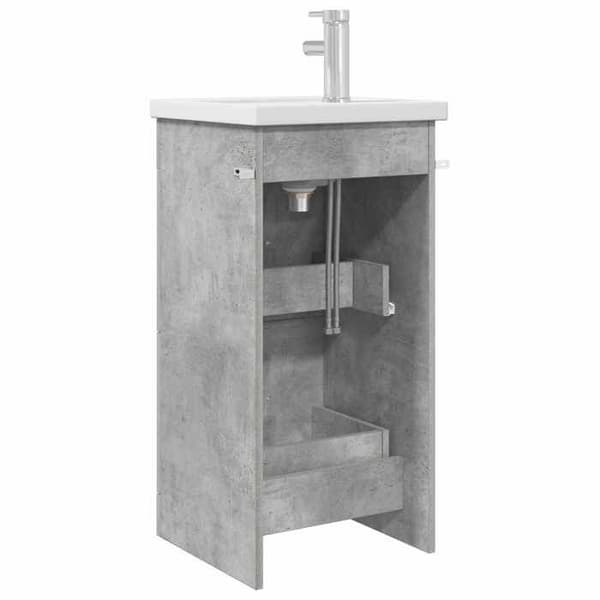 Maison Exclusive - Badeværelsesmøbel med vask Grå beton 42 x 40 x 84,5 cm