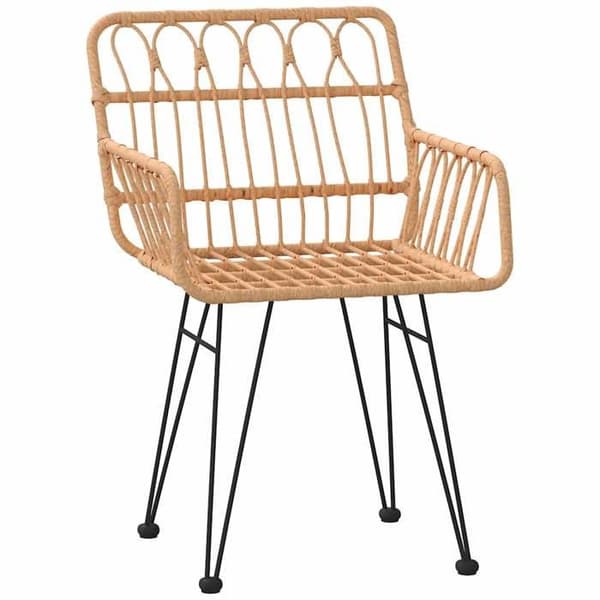 Maison Exclusive - Trädgårdsset 5 delar i flätad resin
