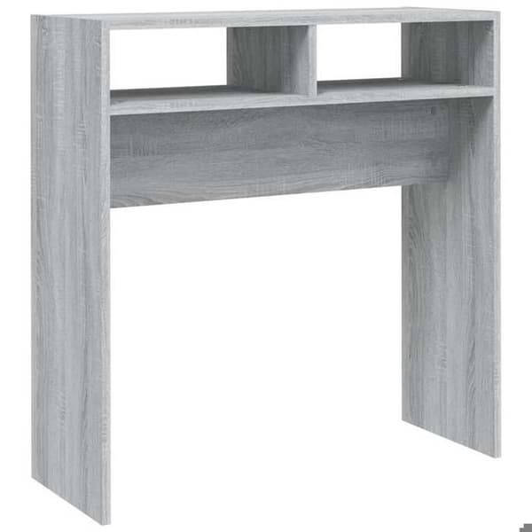 Maison Exclusive - Consolebord Sonoma grå 78x30x80 cm Ingenjörsträ Sonoma grå