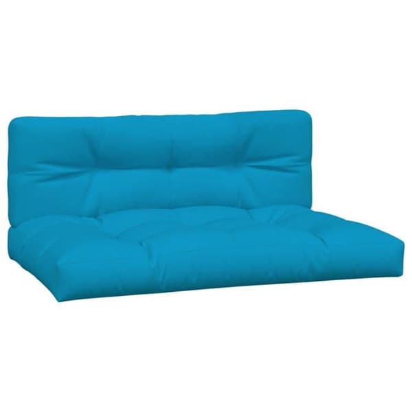 Maison Exclusive - Palettkuddar set om 2 blå tyg