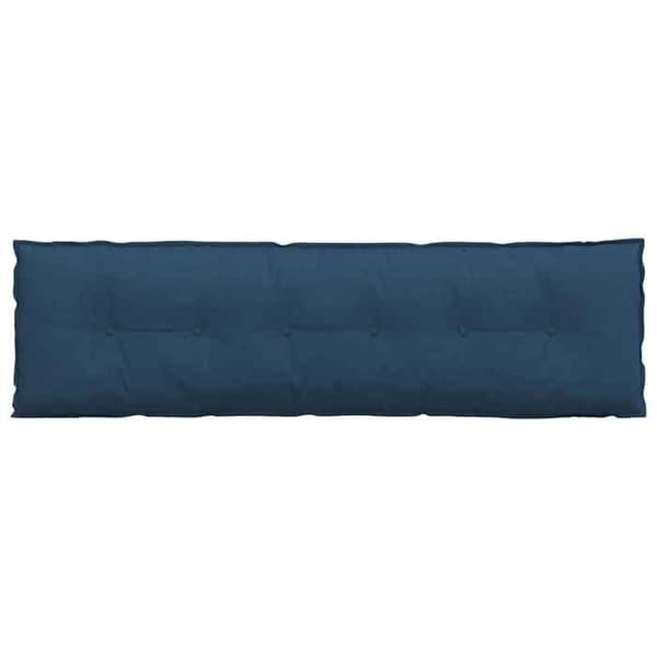 Rygpude - MAISON EXCLUSIVE - 180 x 19 x 50 cm - Blå - Polyester - Lynlås Blå