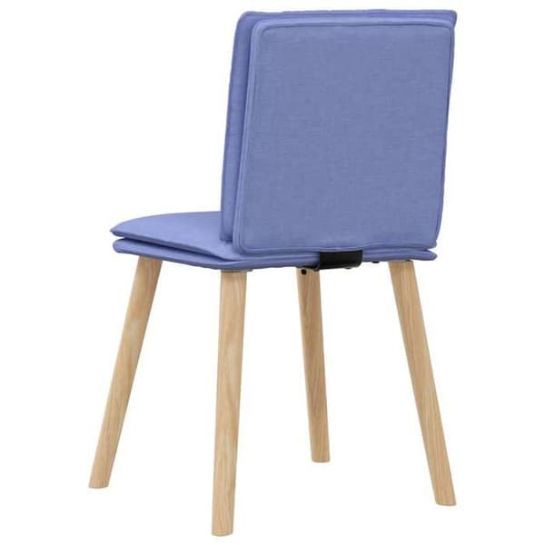 Maison Exclusive - Spisestole sæt af 6 blå jeans stof