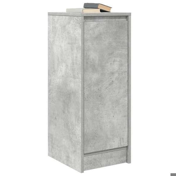 Maison Exclusive - Betonggrå buffé 29,5x34x76 cm ingenjörsträ