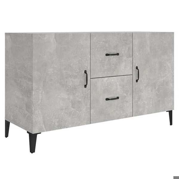 Maison Exclusive - Buffé grå betong 100x36x60 cm ingenjörsträ
