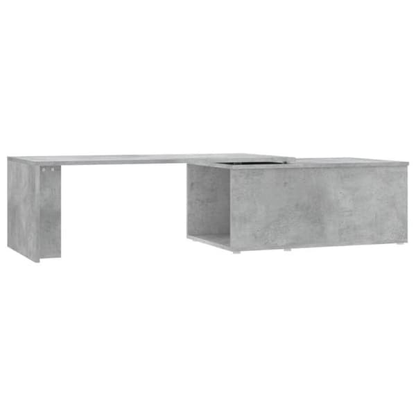 Bord - EKSKLUSIV HUS - 150 x 50 x 35 cm - Beton grå - Ingeniørtræ - Rektangulær betong grå