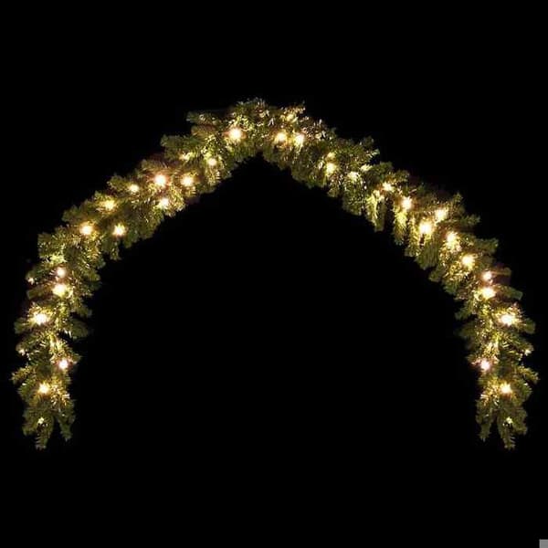 Maison Exclusive - Juleguirlande med LED-lys 5 m Vit varm