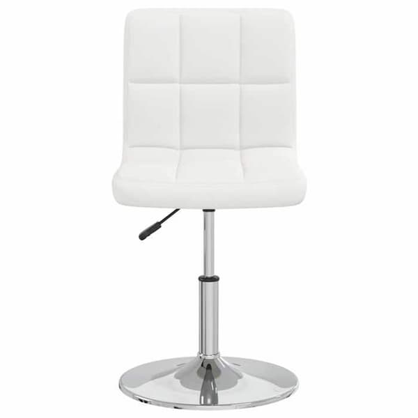 Maison Exclusive - Matstolar set om 2 vit konstläder