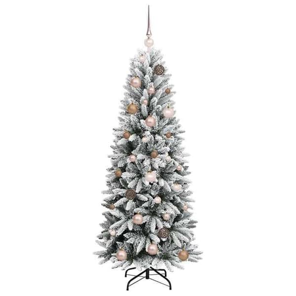 Maison Exclusive - Konstgjord Julgran Vit 150 cm Vit