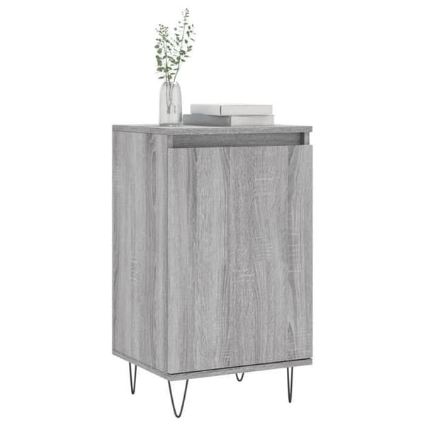 Maison Exclusive - Buffeter 2 stk sonoma grå 40x35x70 cm ingeniørtræ