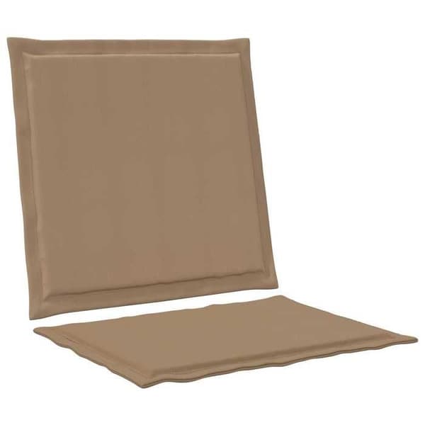 Maison Exclusive - Sitt- och ryggkuddar Polyester Taupe 47 x 45 x 2 cm