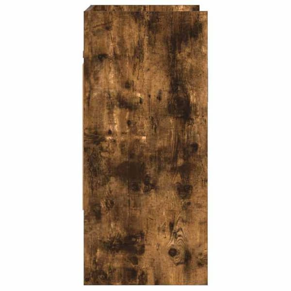 Maison Exclusive - Væghylde Montering væg Røget eg 80 x 36 x 80 cm