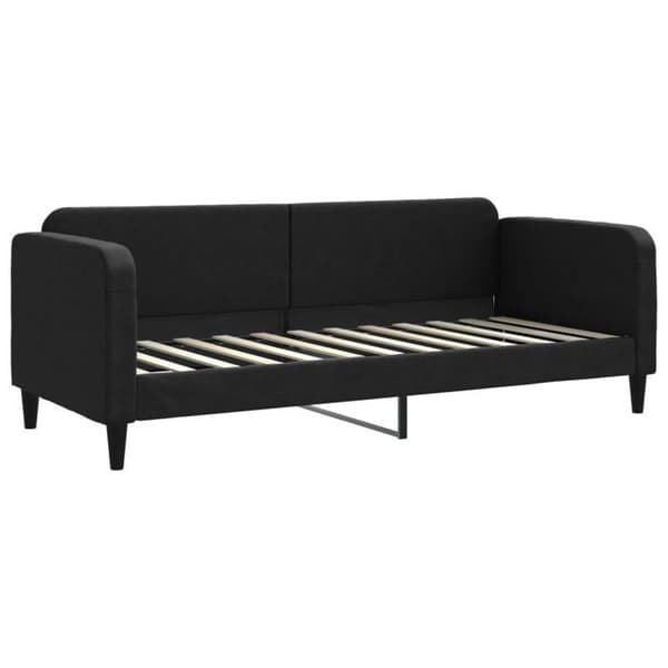Maison Exclusive - Sengebænk uden madras sort 80x200 cm stof