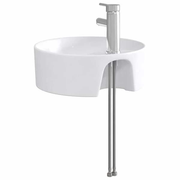 Vask - EKSKLUSIV HUS - 40,5x40,5x15 cm - Krom - Holdbart metal - Hurtig dræning Krom